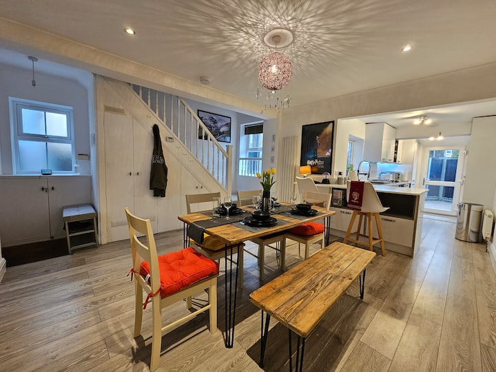 Cozy dining area with decor